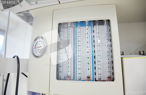 Image of anesthesia machine at hospital operating room