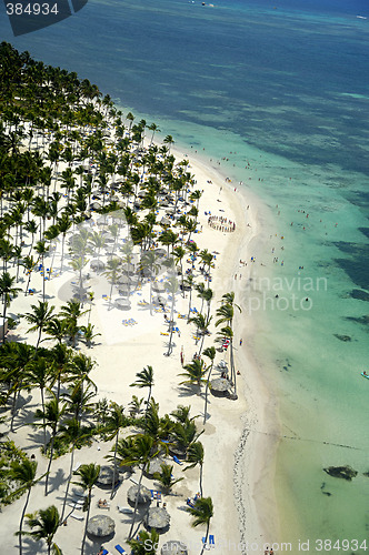 Image of Beach in caribbean paradise