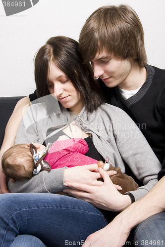 Image of young parents