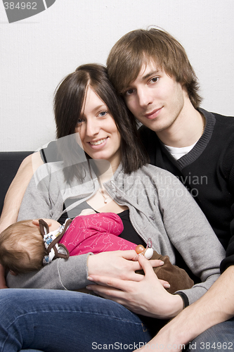 Image of young parents
