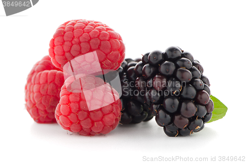 Image of Raspberry with blackberry 