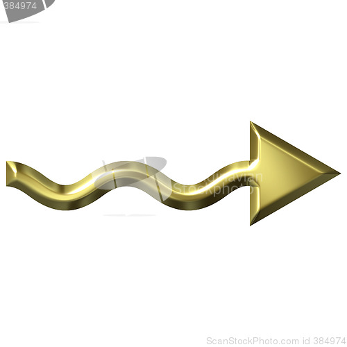 Image of Golden Wavy Arrow