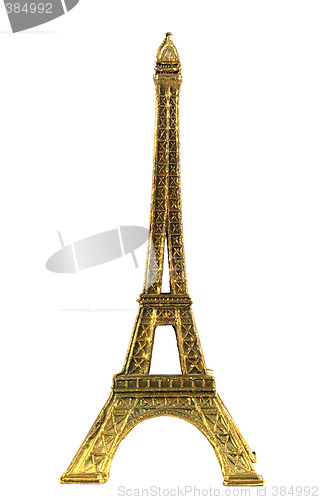 Image of Eiffel tower minature