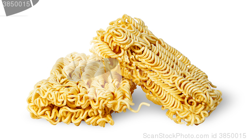 Image of Two pieces noodles of fast preparation