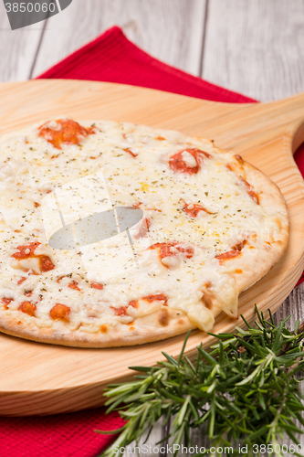 Image of Freshly homemade pizza