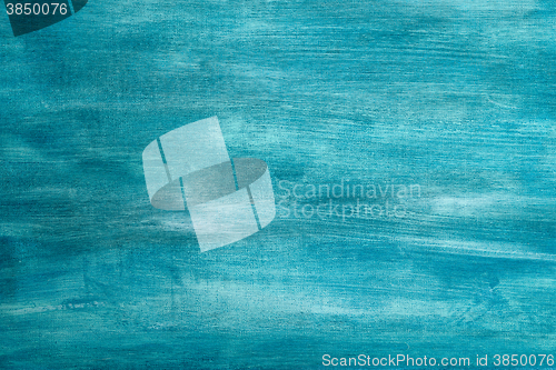 Image of Blue painted artistic canvas