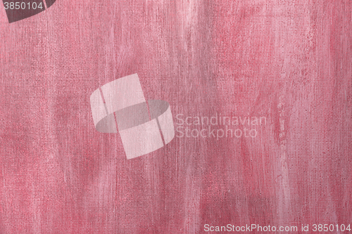 Image of Pink painted artistic canvas