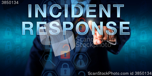 Image of Incident Coordinator Pressing INCIDENT RESPONSE