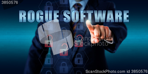 Image of Misled User Pressing ROGUE SOFTWARE