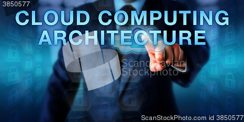 Image of Client Pressing CLOUD COMPUTING ARCHITECTURE