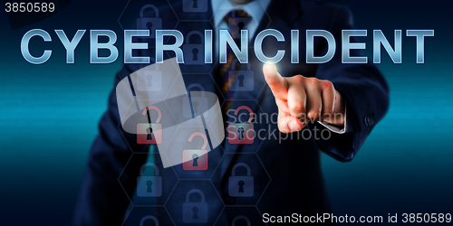 Image of Administrator Touching CYBER INCIDENT