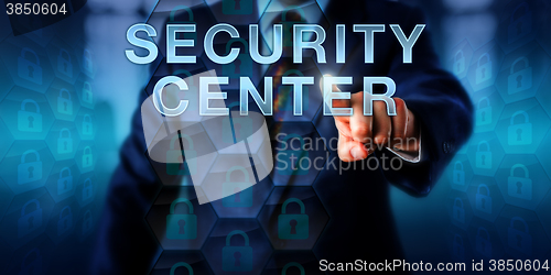 Image of Cyber Professional Pressing SECURITY CENTER