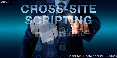 Image of Corporate Client Pressing CROSS-SITE SCRIPTING