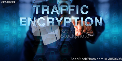 Image of Corporate User Pushing TRAFFIC ENCRYPTION