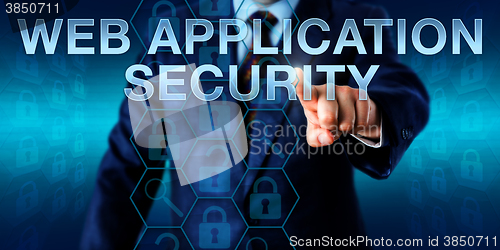 Image of End-User Touching WEB APPLICATION SECURITY