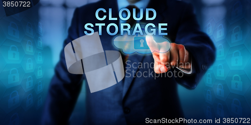 Image of Service Provider Pushing CLOUD STORAGE