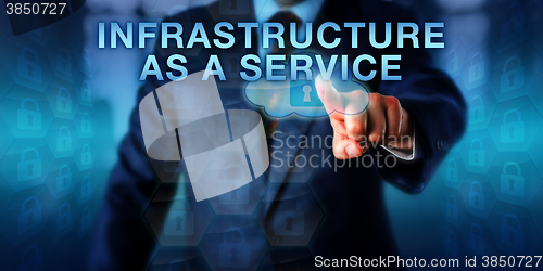 Image of Business User Touches INFRASTRUCTURE AS A SERVICE