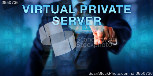 Image of Enterprise Client Pressing VIRTUAL PRIVATE SERVER