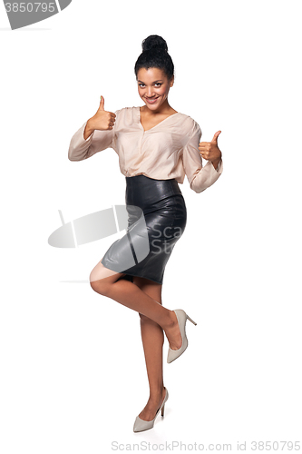 Image of Confident successful business woman