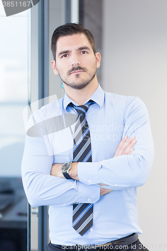 Image of Team leader or business owner in office.