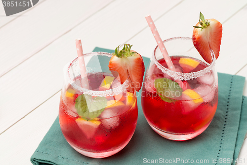 Image of Cold strawberry drink