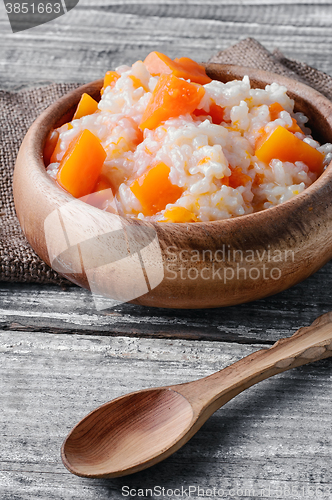 Image of Porridge made of pumpkin