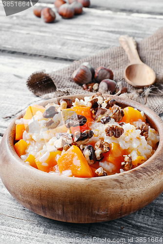 Image of Porridge made of pumpkin