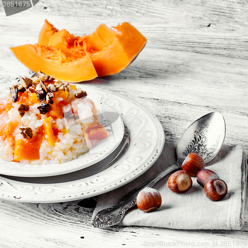 Image of Porridge made of pumpkin