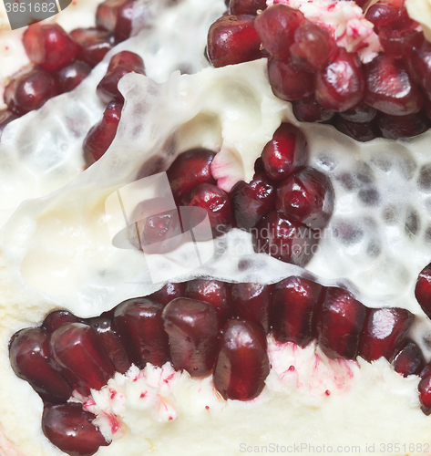 Image of ripe pomegranate background