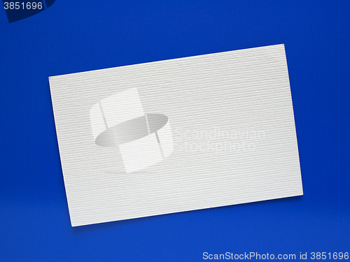 Image of Blank paper tag label