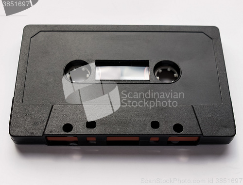 Image of Black tape cassette