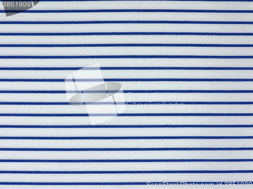 Image of Blue Striped fabric texture background