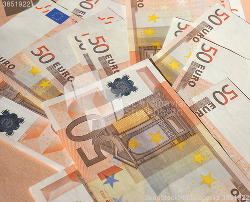 Image of Fifty Euro notes