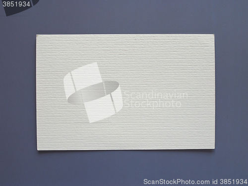 Image of Blank paper tag label