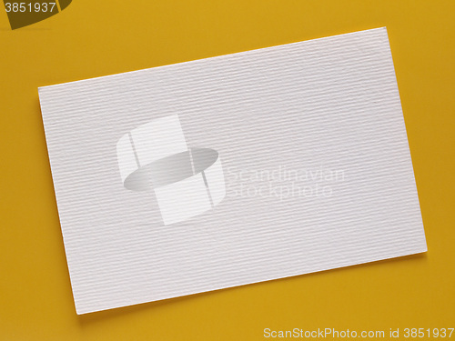 Image of Blank paper tag label