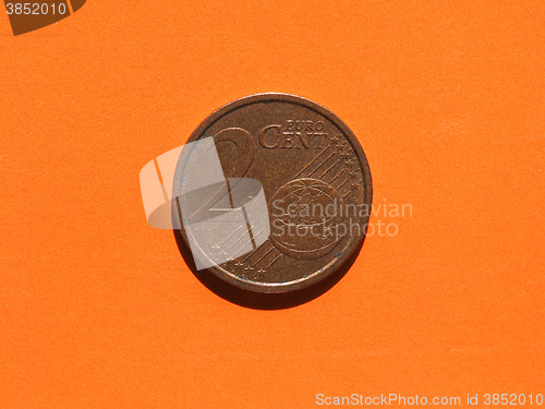 Image of Euro cent coins