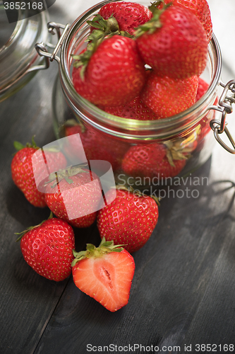 Image of Fresh ripe strawberry