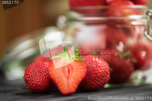 Image of Fresh ripe strawberry