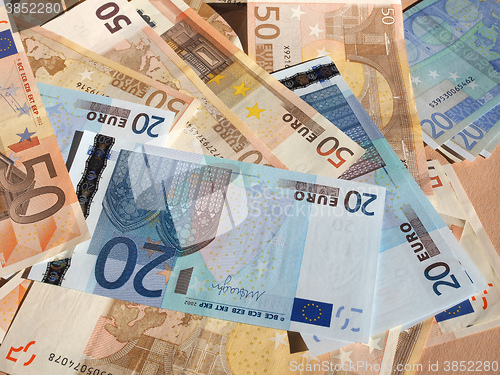 Image of Fifty and Twenty Euro notes