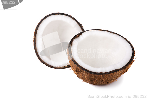 Image of Coconut halves