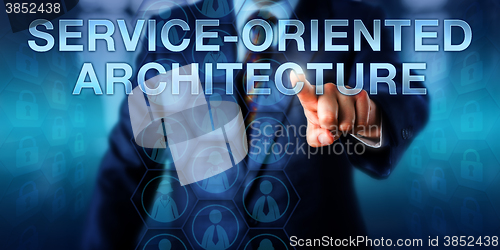 Image of Designer Pushing SERVICE-ORIENTED ARCHITECTURE