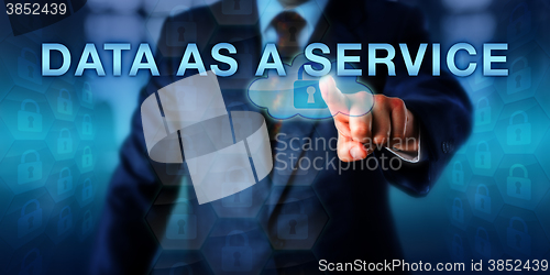 Image of Solution Provider Pressing DATA AS A SERVICE