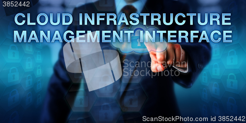 Image of Pressing CLOUD INFRASTRUCTURE MANAGEMENT INTERFACE