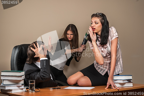 Image of Conflict in office