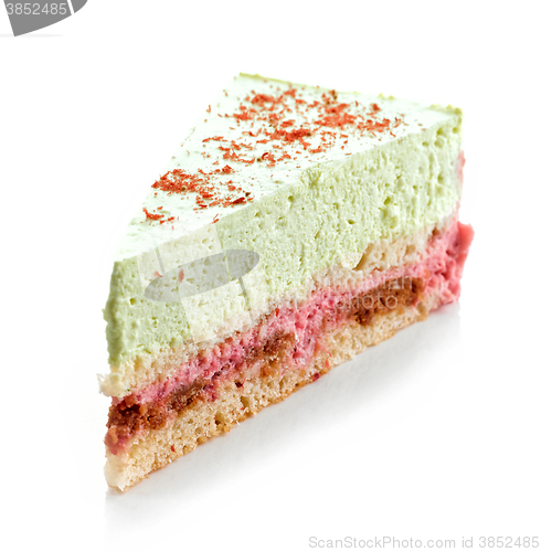 Image of basil and strawberry cheesecake