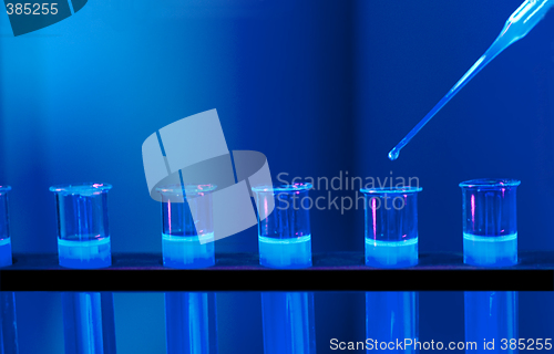 Image of test tubes and pipette