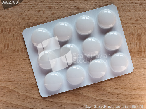 Image of Medical pills on a table