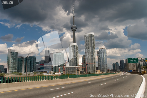 Image of toronto downtown view from lake