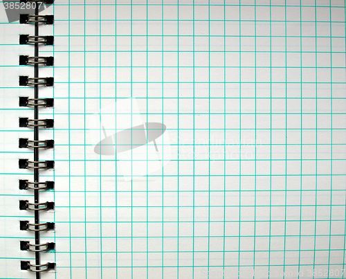 Image of Blank notebook page