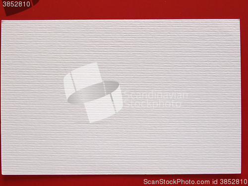 Image of Blank paper tag label